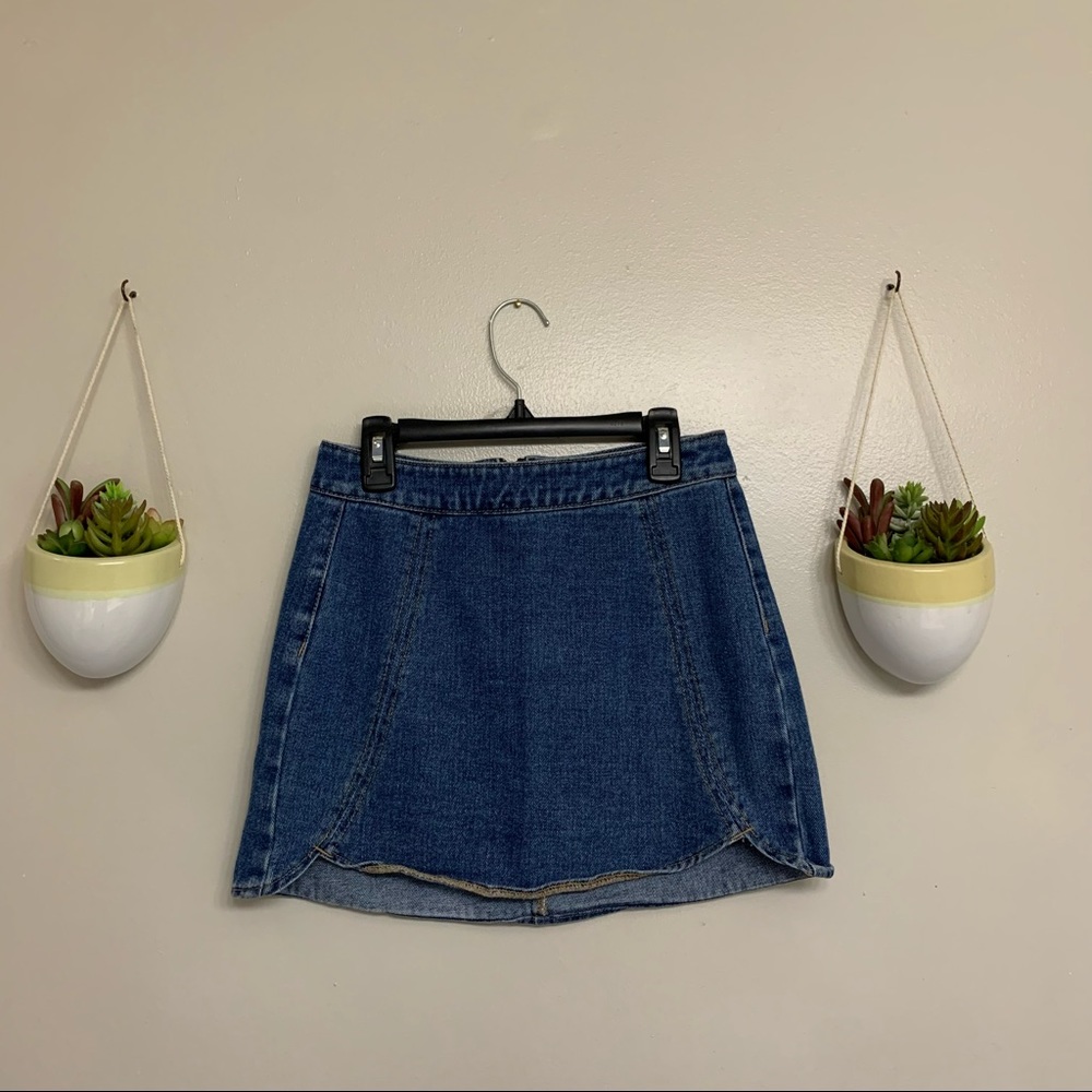PACSUN Denim Mini Skirt Size 23 Size 00-0 Gently Used